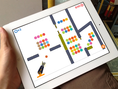 Shots And Dots - Available on App Store arcade design dots game ios ipad iphone minimal shots ux design