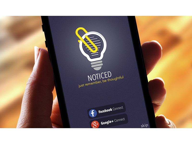 Download Noticed UX UI Design Mockup by Christian Ghelardoni on Dribbble