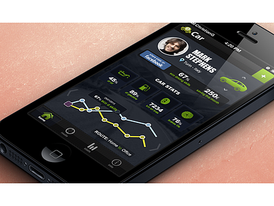 Ecar - iPhone Mobile App app automotive car ios mobile