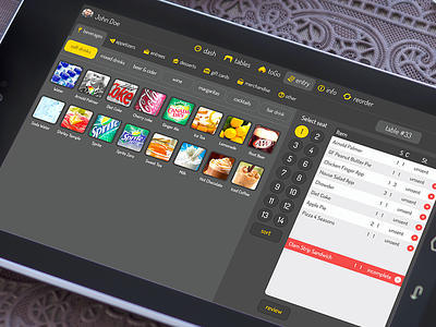 Restaurant Orders Management - POS management menu mobile app pos restaruant restaurant menu system tablet app