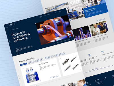 Permat Homepage | Webdesign for Industry branding interface ui ux webdesign