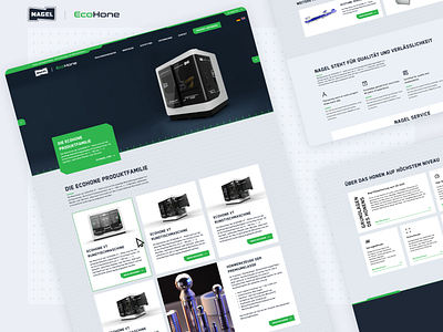 Nagel – EcoHone | Onepager for industry branding industry interface ui ux ve vector web webdesign website