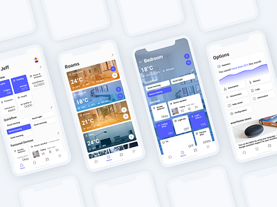 Smart Home app concept app app design design graphic design interaction design ui ux