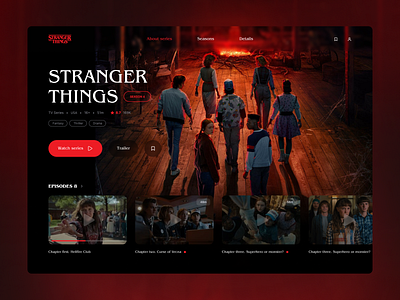 Web Design – Stranger Things 4