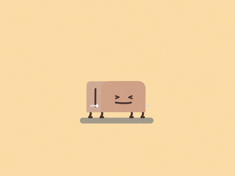 Toaster and toasts after effects animation bread gif smile toast toaster wupma