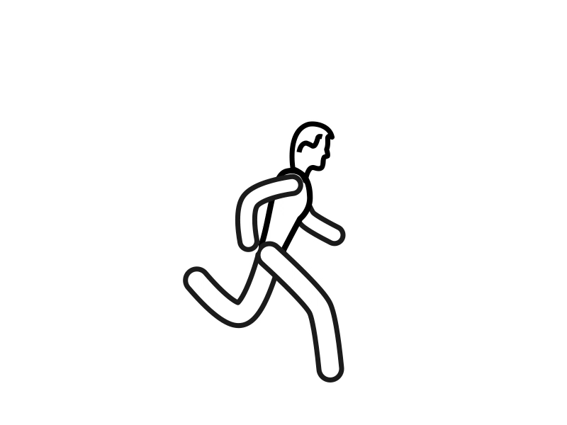 Runner after effects animation gif jump logo man nike run wupma