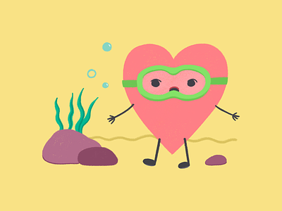 Umm... so where’s all the fish? cartoon character children children art childrensbook childrensillustration cute doodle drawing heart illustration kid kidlitart love photoshop picturebook relationships wacom