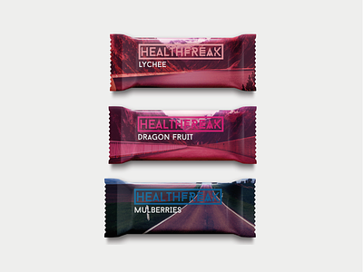 Healthfreak Protein Bar Mockups brand identity packaging