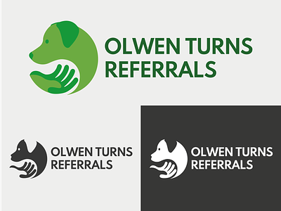 Olwen Turns Referrals Full Logo brand identity logo