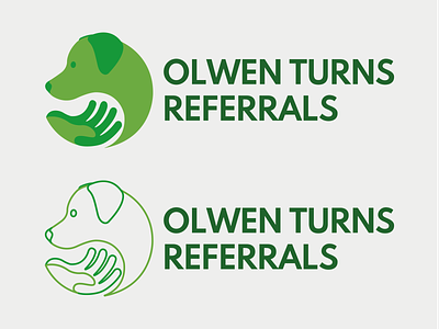 Olwen Turns Referrals Logo brand identity logo