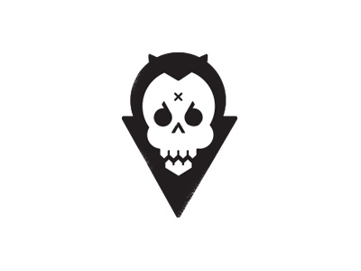 Phantom Autobody Mark branding logo mark skull