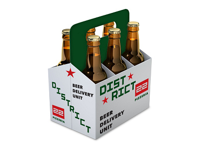 More from District 22 beer branding design identity logo packaging pizza