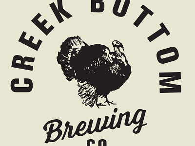 Creek Bottom Brewing Co. Branding beer branding design identity logo packaging turkey