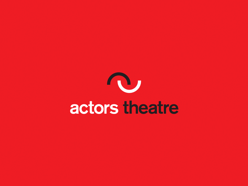 Actors Theatre branding business card design exterior design identity logo poster