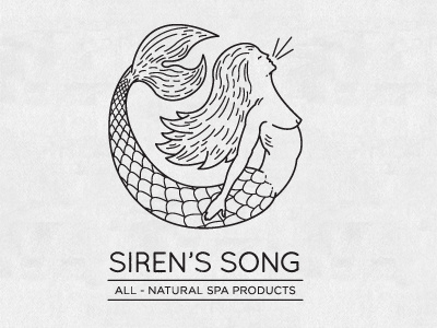 Siren's Song Identity branding design illustration logo mark