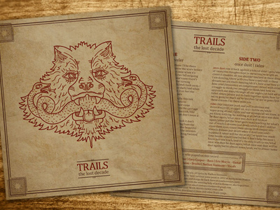 Trails - The Lost Decade design illustration