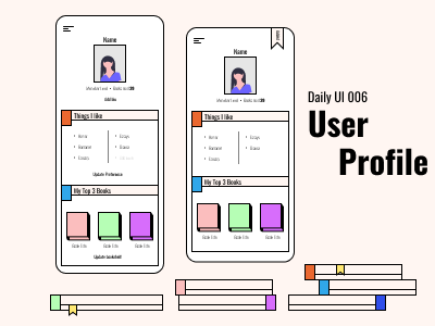 Daily UI 006 daily 6 figma user profile