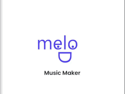 melo:D Music Maker Splash Screen Logo adobe xd logo design splash screen ui ux