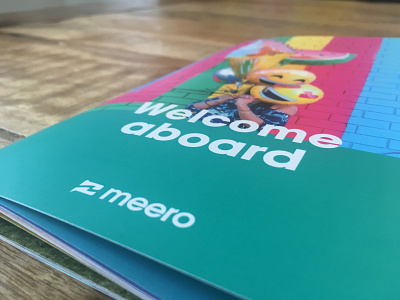 Meero onboarding guide branding icon illustration