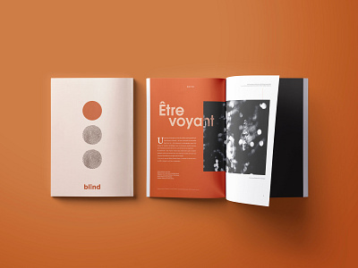 Blind - Exclusive printed magazine branding design logo magazine minimal photography typography