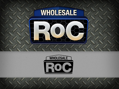 ROC logo automotive car grill metal promotion