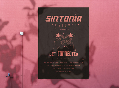 Sintonia Festival design festival poster illustration poster art typography