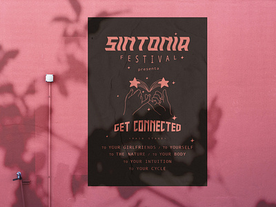 Sintonia Festival design festival poster illustration poster art typography