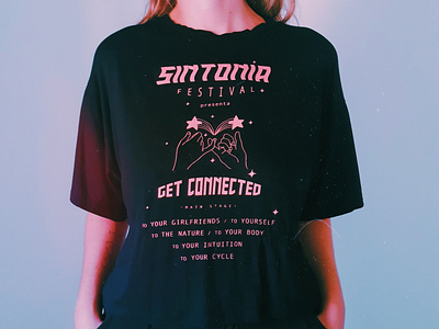 Sintonia Festival T-Shirts apparel design camisetas design fashion fashion brand festival poster graphic design graphic t shirts illustration poster art sintonia t shirts typography