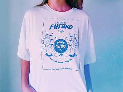 El Festival Del Futuro apparel design camisetas design fashion fashion brand festival poster graphic design illustration poster art typography