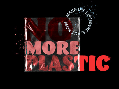 Plastic I art direction design graphic design typography visual design