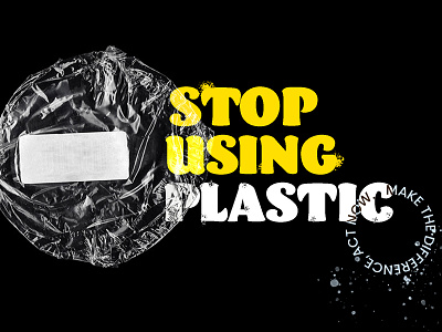 Plastic II art direction design graphic design typography