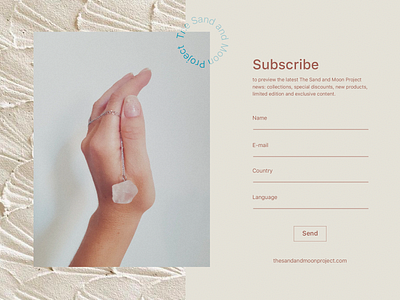 Daily UI - Subscribe Form cleandesign daily ui graphic design minimalist subscribe subscribe form uidesign visual design