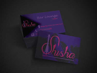 Shisha Room buissnescard design illustration logo photoshop vector web