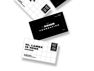 Design Brand Business Card Concept