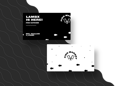 Fish Market Business Card Concept