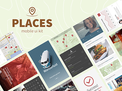 Places UI Kit released check-in event events geography location map maps search store locator travel