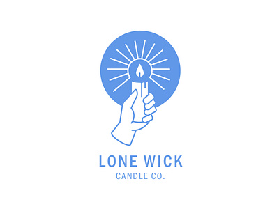 Lone Wick Candle Co Logo