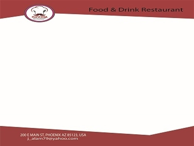 Restaurant Letterhead