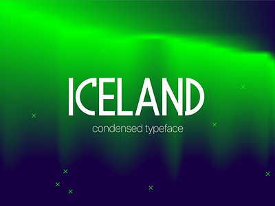 Iceland Typeface font fonts free type art type challenge type design type designer typeface typogaphy