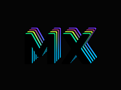 Logitech MX Playoffs 👩‍🎤 logitech logo neon retro ui ux