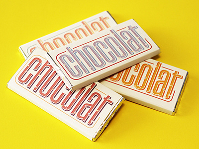 Choco - pack design packaging print typo typography