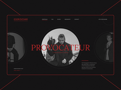 Photo-portfolio branding clean design minimal ui ux webdesign