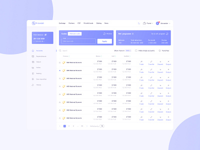 Crypto exchange clean design minimal ui ux webdesign