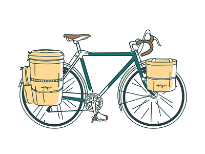 Bicycle fo JBN Cycle Club bicycle bike cycle illustration vector