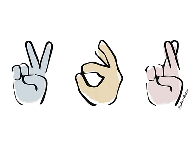 Finger Puppets branding design flat icon illustration logo vector watercolor website
