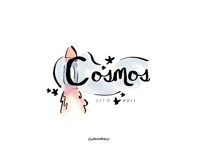 01 / Cosmos advertising branding campaign daily logo challenge daily logo design design icon illustration logo minimal typography vector watercolor website whimsical