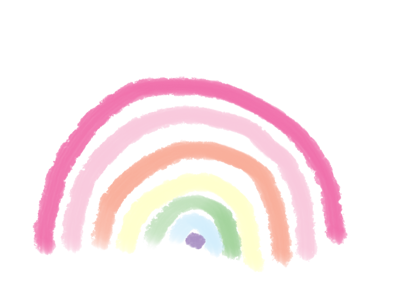 rainbow ⋒ art blog creative studio graphic design illustration design minimal whimsical