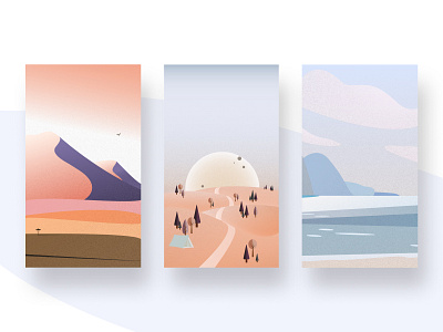 Midst Illustrations app design illustration meditation ux