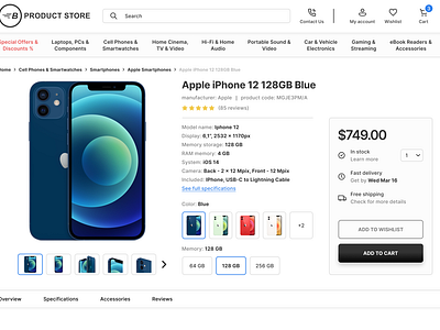 iPhone 12 Product Page