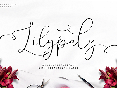 Lilypaly - Handlettering Font app business casual classic design elegant exclusive fashion feminime icon illustration logo luxury minimalist natural script font signature simple stylish typography